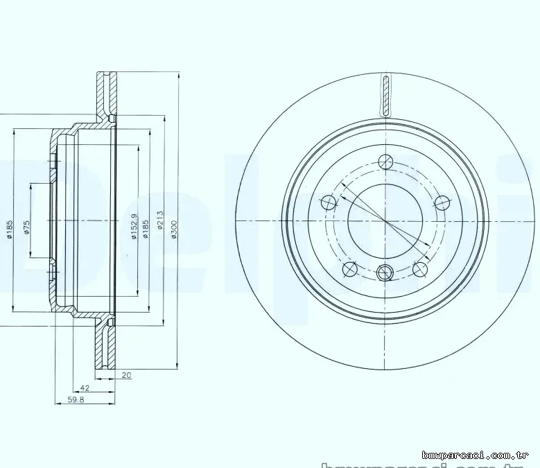 DELPHI BG4243C Fren Disk Ayna - DELPHI - BG4243C