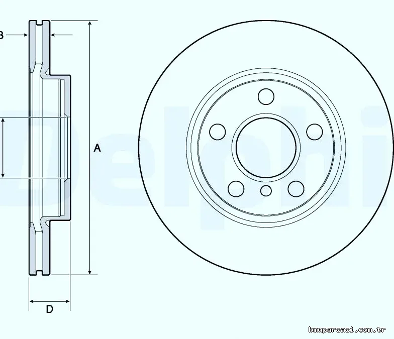DELPHI BG4704C Fren Disk Ayna - DELPHI - BG4704C