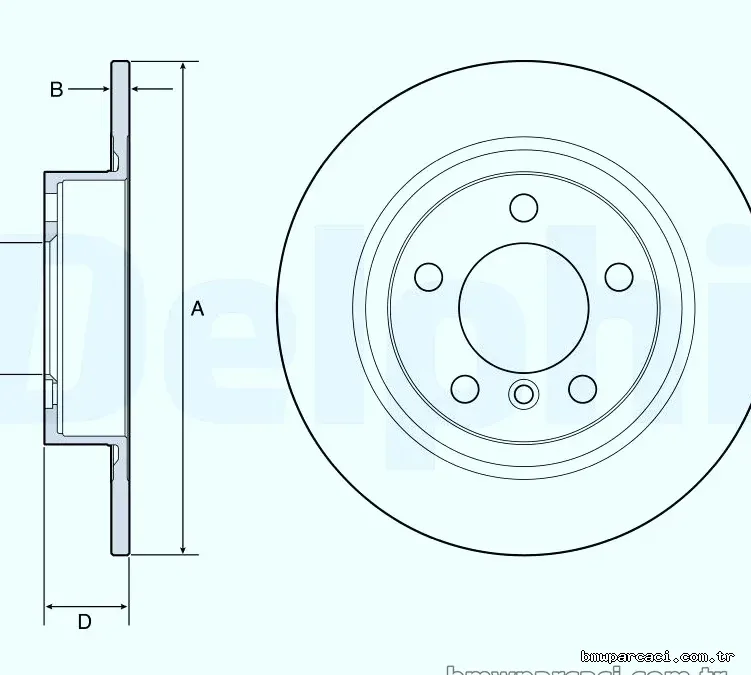DELPHI BG4916C Fren Disk Ayna - DELPHI - BG4916C