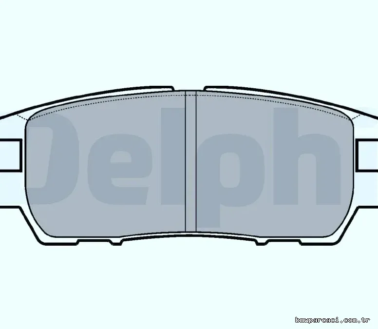 DELPHI LP954 Fren Disk Balata - DELPHI - LP954