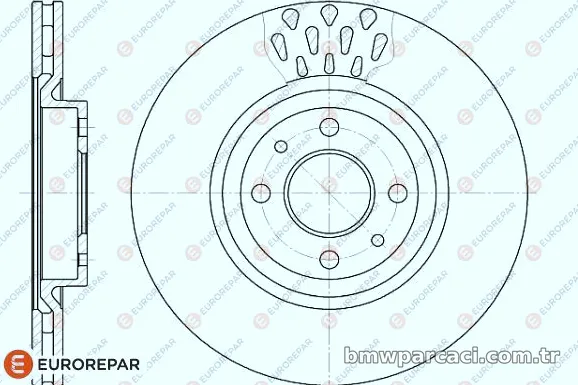 EUROREPAR 1618881680 Fren Disk Ayna - EUROREPAR - 1618881680