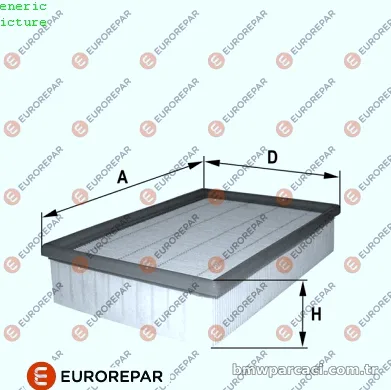 EUROREPAR 1680339380 Hava Filtresi - EUROREPAR - 1680339380