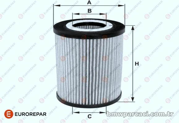 EUROREPAR 1682283080 Yağ Filtresi - EUROREPAR - 1682283080
