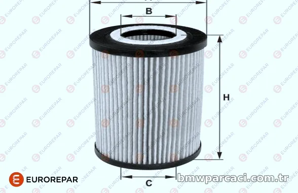 EUROREPAR 1682283180 Yağ Filtresi - EUROREPAR - 1682283180