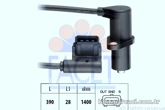 FACET 90071 Eksantrik Devir Sensörü - FACET - 90071
