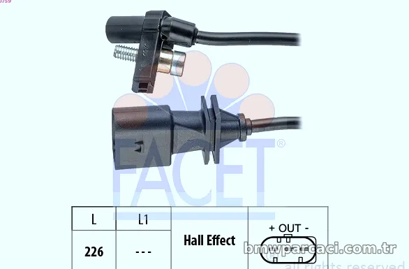 FACET 90759 Krank Sensörü - FACET - 90759