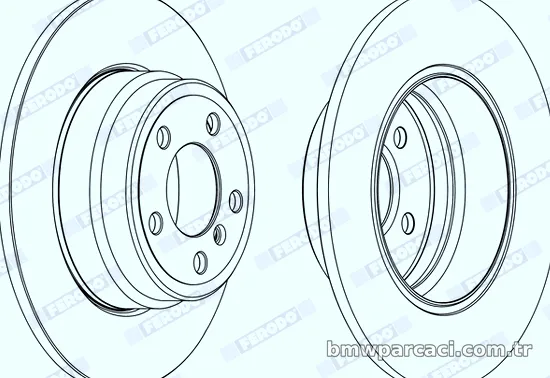FERODO DDF1255C1 Fren Disk Ayna - FERODO - DDF1255C1