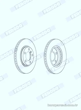 FERODO DDF2125C Fren Disk Ayna - FERODO - DDF2125C