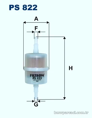 FILTRON PS822 Yakıt Filtresi - FILTRON - PS822