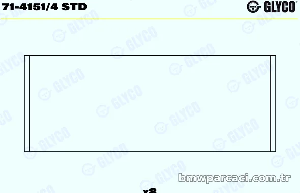 GLYCO 7141514STD Kol Yatak - GLYCO - 7141514STD