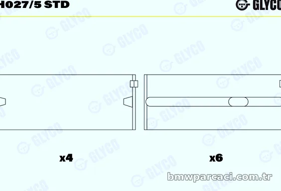 GLYCO H0275STD Ana Yatak