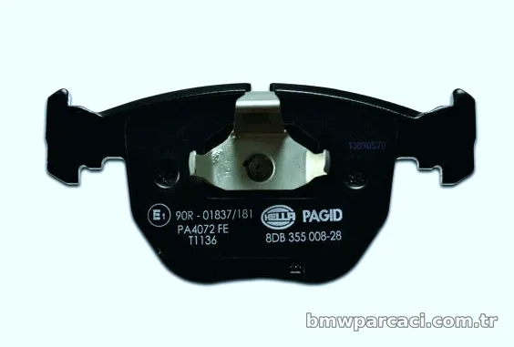 HELLA PAGID 8DB355008281 Fren Disk Balata - HELLA PAGID - 8DB355008281