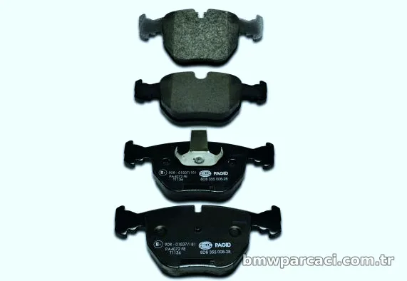 HELLA PAGID 8DB355008281 Fren Disk Balata - HELLA PAGID - 8DB355008281