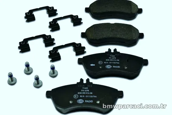 HELLA PAGID 8DB355012581 Fren Disk Balata - HELLA PAGID - 8DB355012581