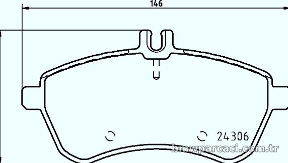 HELLA PAGID 8DB355012581 Fren Disk Balata - HELLA PAGID - 8DB355012581