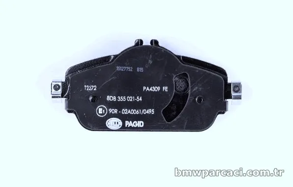 HELLA PAGID 8DB355021541 Fren Disk Balata - HELLA PAGID - 8DB355021541