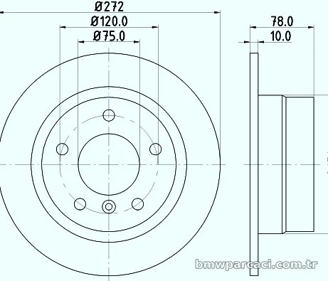 HELLA PAGID 8DD355104261 Fren Disk Ayna - HELLA PAGID - 8DD355104261