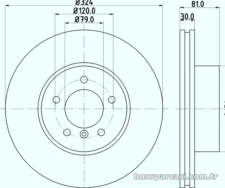 HELLA PAGID 8DD355129771 Fren Disk Ayna - HELLA PAGID - 8DD355129771