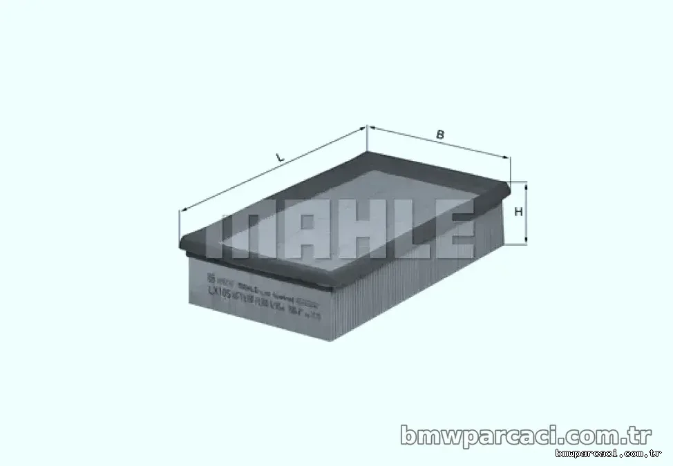 HAVA FILTRESI BMW E28 E30 E32 E34 E36 - Mahle - MAHLE LX105