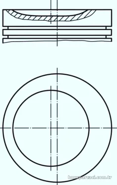 MAHLE 0831402 Piston - MAHLE - 0831402