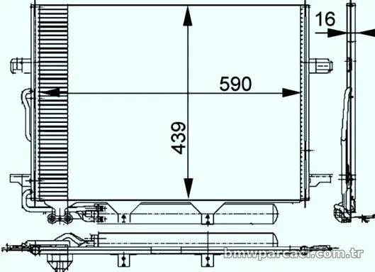 MAHLE AC318000P Klima Radyatörü - MAHLE - AC318000P