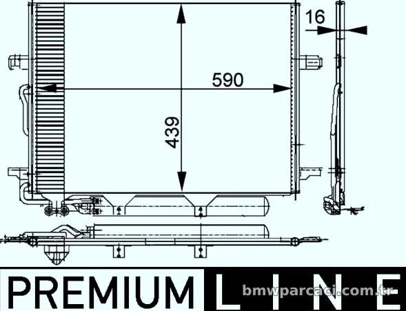 MAHLE AC318000P Klima Radyatörü - MAHLE - AC318000P