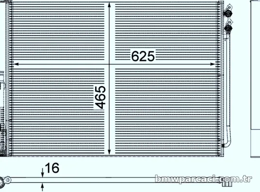 MAHLE AC567000P Klima Radyatörü - MAHLE - AC567000P
