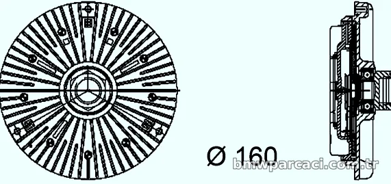 MAHLE CFC93000P Soğutma Fanı (Fan Termik) - MAHLE - CFC93000P
