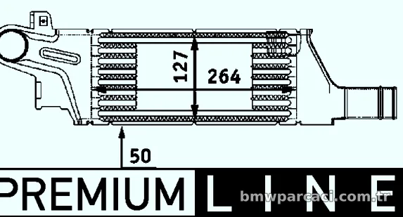 MAHLE CI57000P Turbo Radyatörü - MAHLE - CI57000P