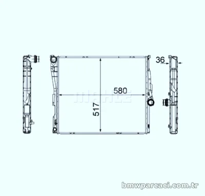 MAHLE CR1393000S Su Radyatörü - MAHLE - CR1393000S