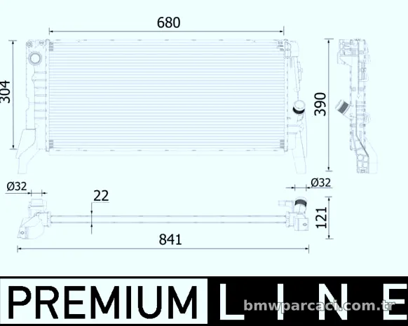 MAHLE CR2308000P Su Radyatörü - MAHLE - CR2308000P