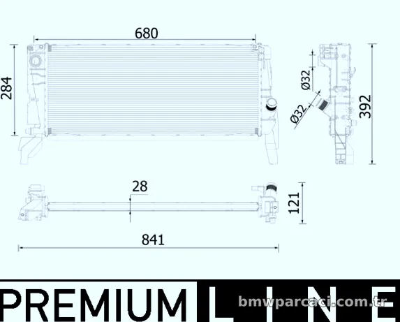 MAHLE CR2319000P Su Radyatörü - MAHLE - CR2319000P