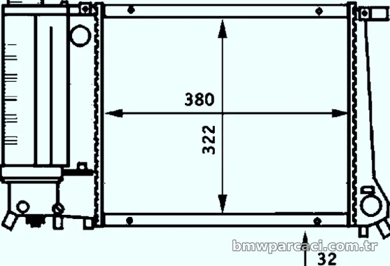 MAHLE CR483000S Su Radyatörü - MAHLE - CR483000S
