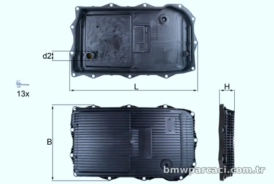 MAHLE HX184KIT Şanzıman Yağ Karteri - MAHLE - HX184KIT