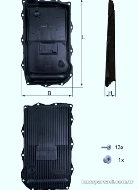 MAHLE HX184KIT Şanzıman Yağ Karteri - MAHLE - HX184KIT