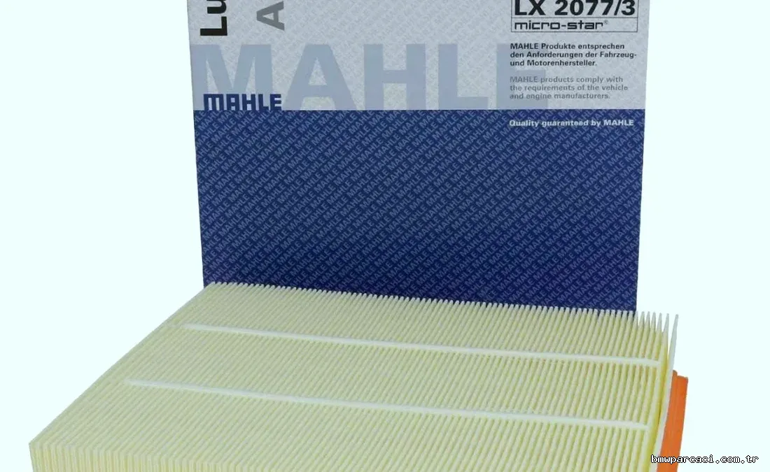 MAHLE LX2077-3 | BMW F20/F30/F32/F34/F36 1 Seri 114-125i, 218/225i Hava Filtresi - MAHLE - MAH.LX2077-3 ,2
