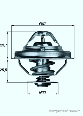 MAHLE TX3880D Termostat - MAHLE - TX3880D