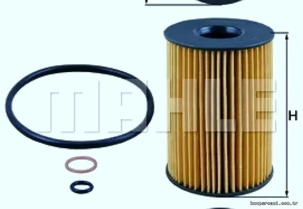 YAG FILTRESI BMW N63 F01 M5 F10 G30 M6 F12 F06 G11 G15 F15 G05 F06 E71 E70 - Mahle - MAHLE OX353/7D