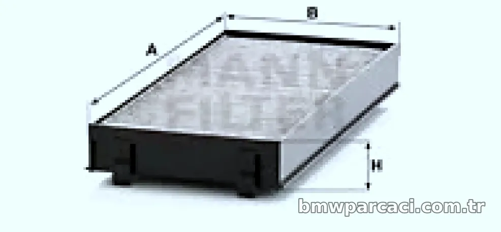 POLEN FILTRESI BMW E70 X5 E71 F16 X6 KARBONLU - Mann Filter - MANN CUK2941-2
