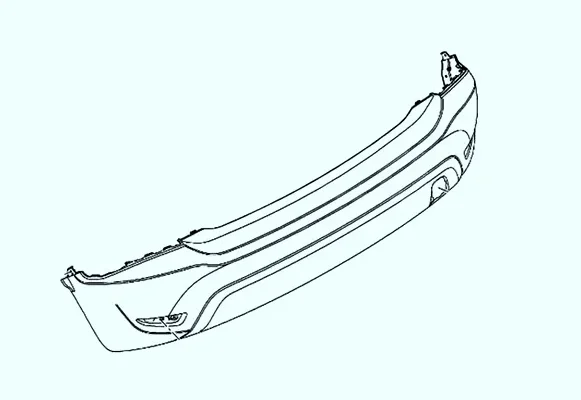 ORJINAL Arka Tampon 39157471
