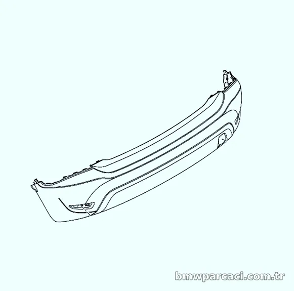 ORJINAL Arka Tampon 39157471 - ORJINAL