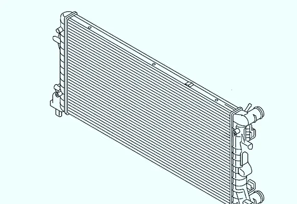 ORJINAL Motor Radyatörü 6C0121253A