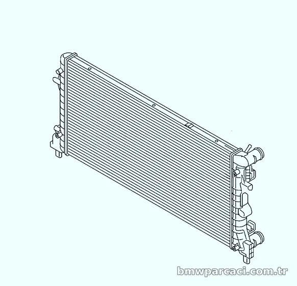 ORJINAL Motor Radyatörü 6C0121253A - ORJINAL