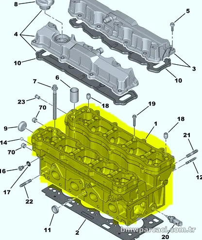 ORJINAL Silindir Kapak 1609333880 - ORJINAL