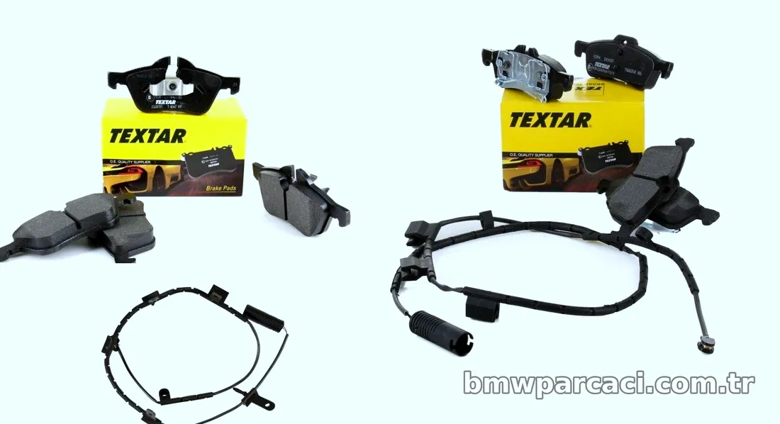 Mini Cooper R53 Kasa Ön Ve Arka Fren Balata Seti Textar Marka - TEXTAR - TEX.2404301 / TEX.2328101 / TEX.98030300 / TEX.
