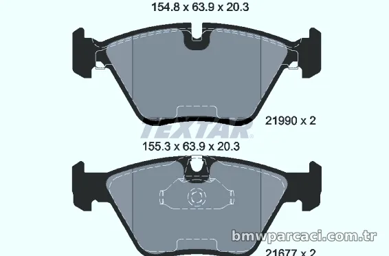 TEXTAR 2199003 Fren Disk Balata - TEXTAR - 2199003