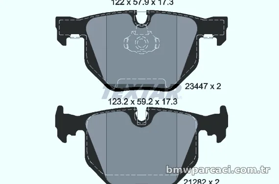 TEXTAR 2344702 Fren Disk Balata - TEXTAR - 2344702