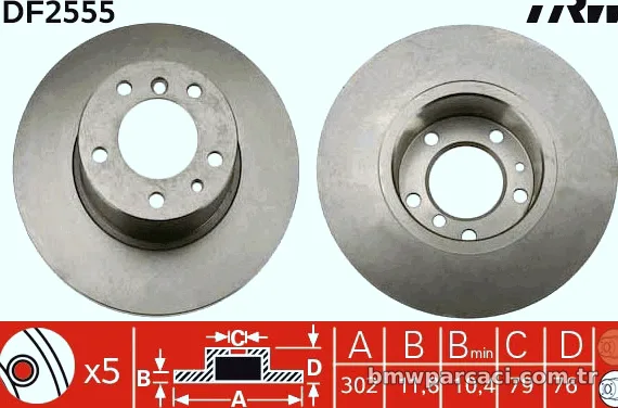 TRW DF2555 Fren Disk Ayna - TRW - DF2555