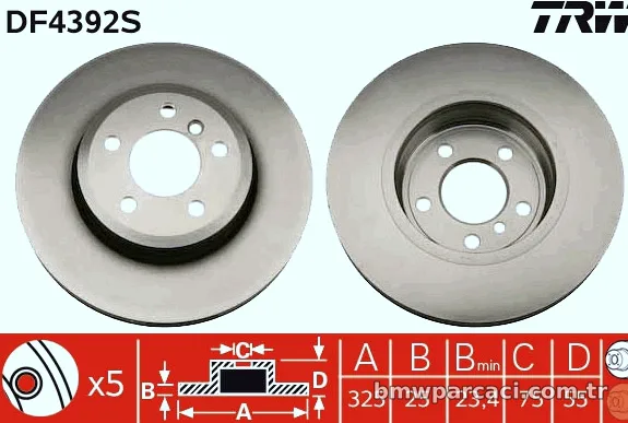 TRW DF4392S Fren Disk Ayna - TRW - DF4392S