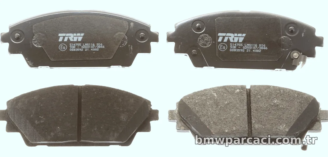 TRW GDB3592 Fren Disk Balata - TRW - GDB3592